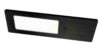 Picture of Solaris Pro Black Recti LED Cabinet Light Natural White SY8850BL