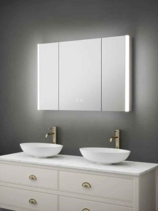 Picture of Balmoral Tunable LED Mirror Cabinet with Bluetooth Speaker 1050x700mm SY9046/TRIPLE