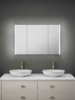 Picture of Balmoral Tunable LED Mirror Cabinet with Bluetooth Speaker 1050x700mm SY9046/TRIPLE